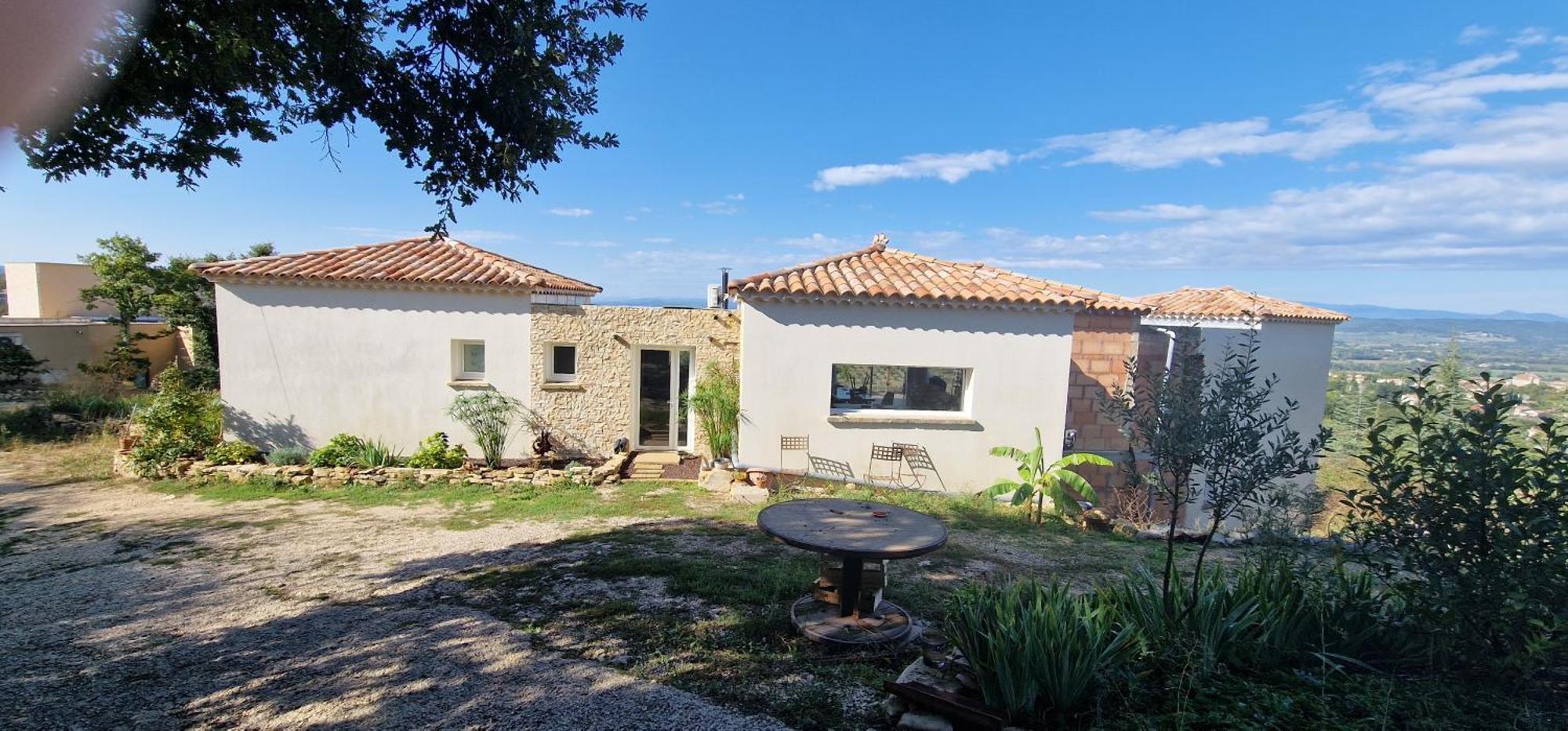 Reve D'Escapade Chambre Avec Vue Sublime Sur Les Cevennes Ardechoises Barjac  Exterior photo