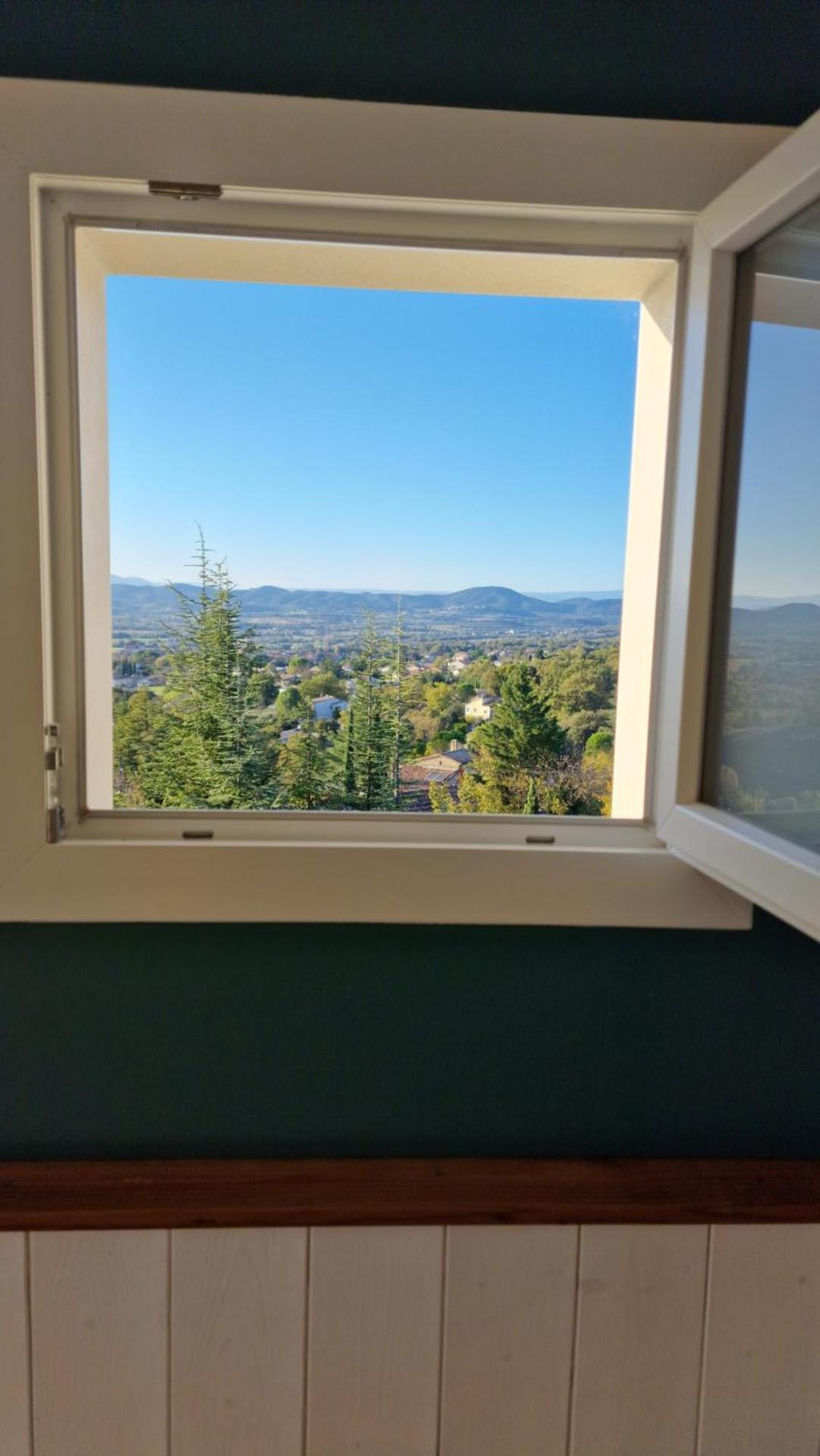 Reve D'Escapade Chambre Avec Vue Sublime Sur Les Cevennes Ardechoises Barjac  Exterior photo